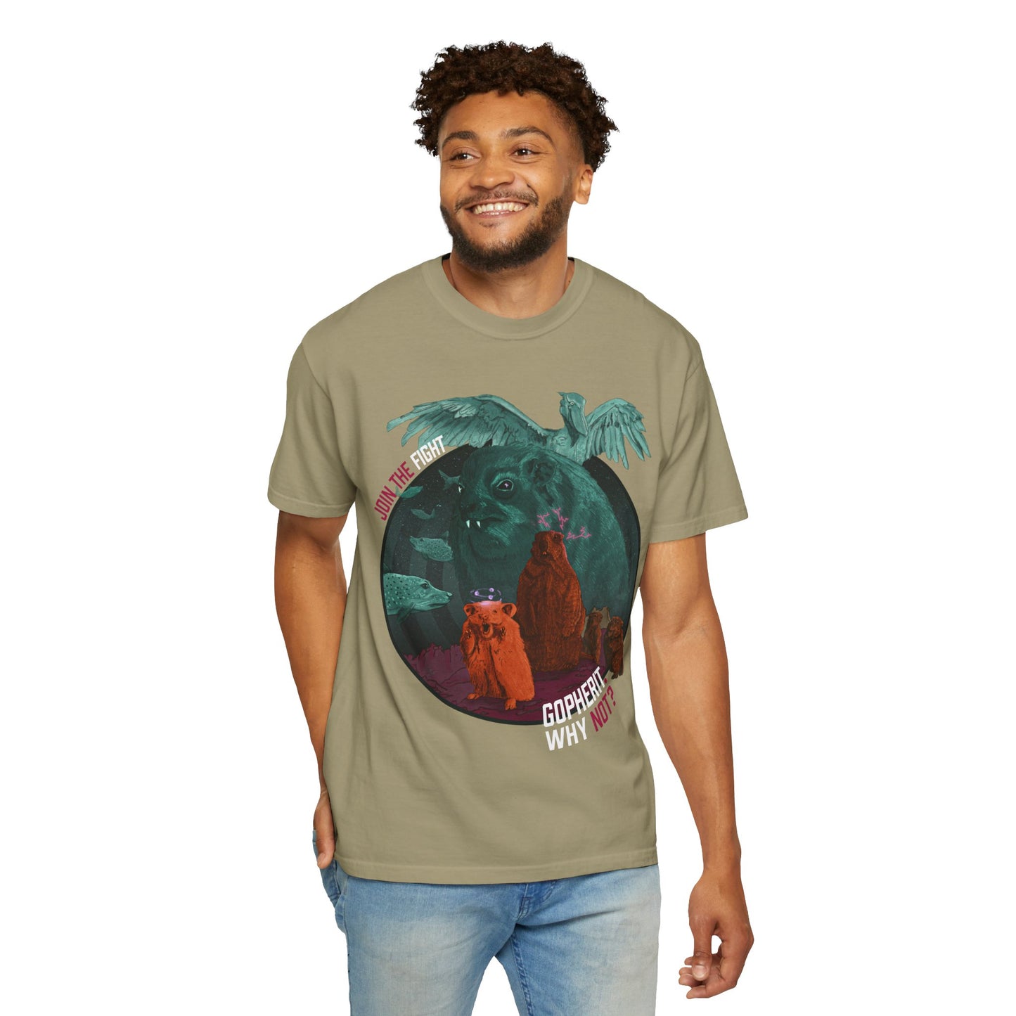 Gopherit. Why Not? - T-Shirt (Front)