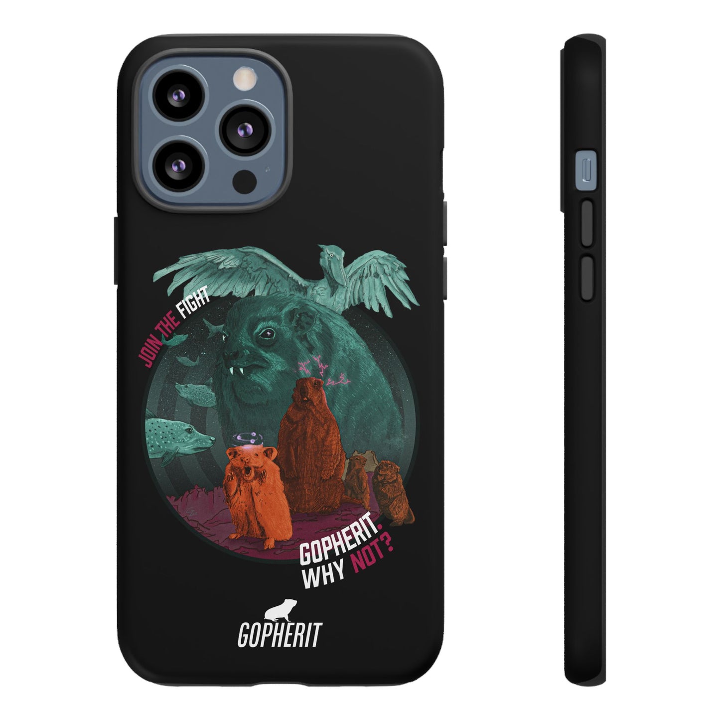 Gopherit. Why Not? - Phone Case