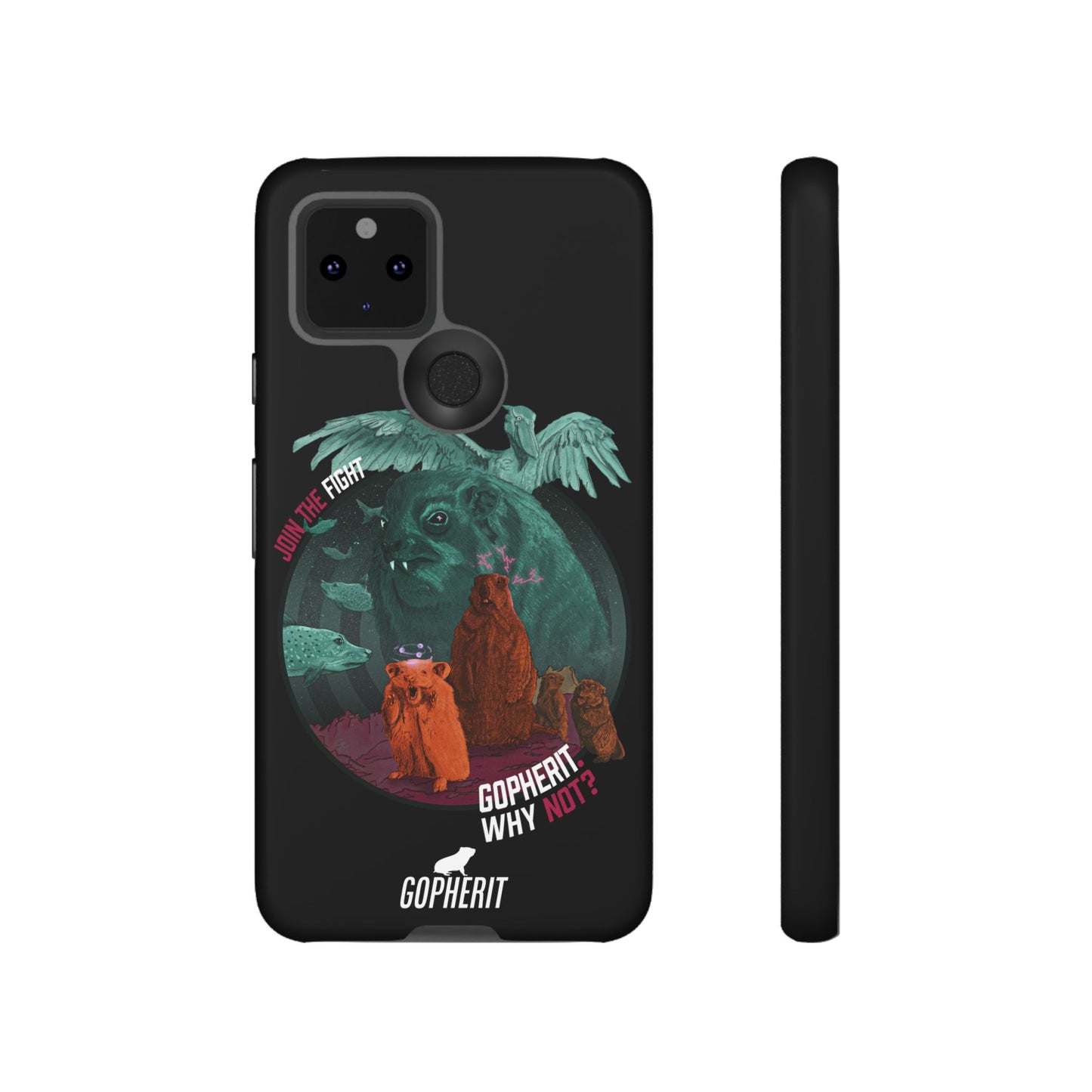 Gopherit. Why Not? - Phone Case