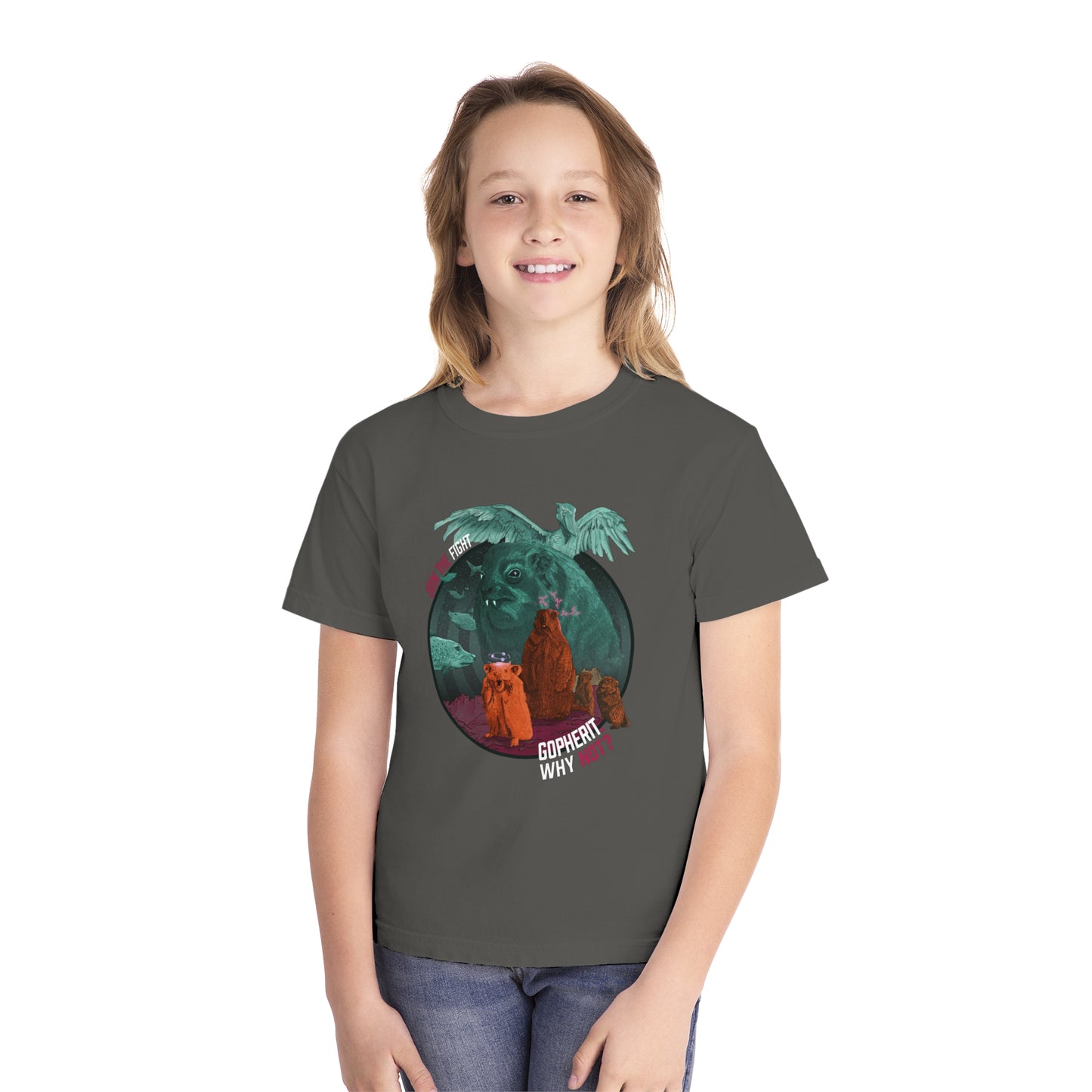 Gopherit. Why Not? - Youth T-Shirt
