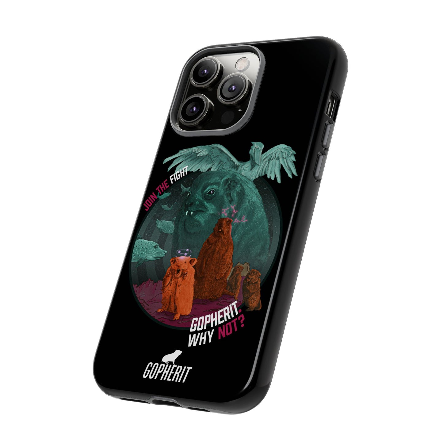 Gopherit. Why Not? - Phone Case