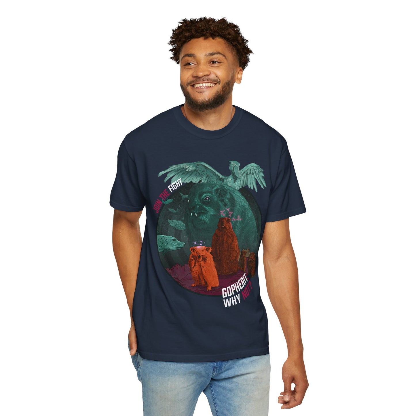 Gopherit. Why Not? - T-Shirt (Front)