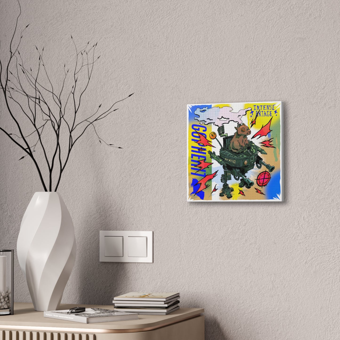 The Mar-Mot 400 - Stretched Canvas