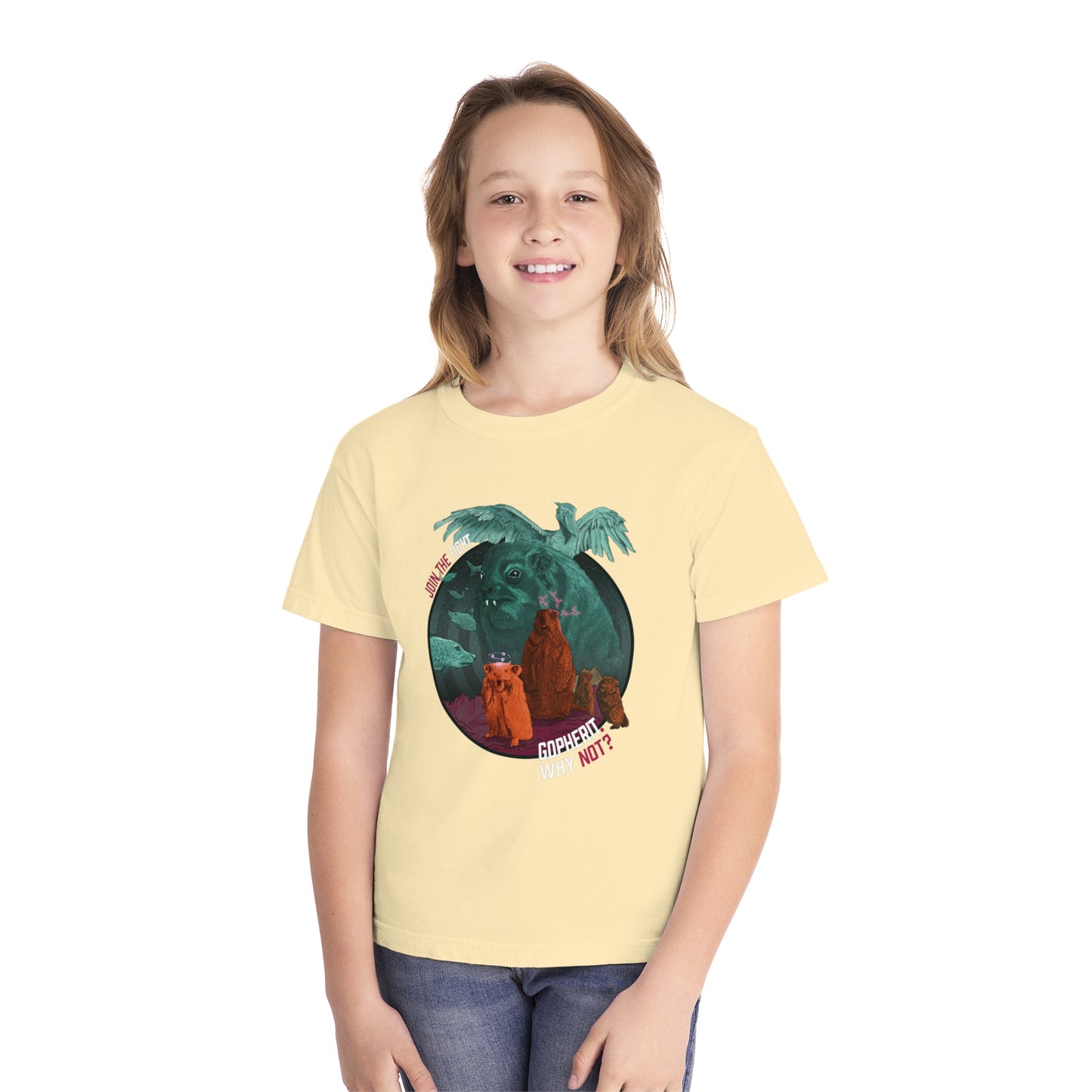 Gopherit. Why Not? - Youth T-Shirt