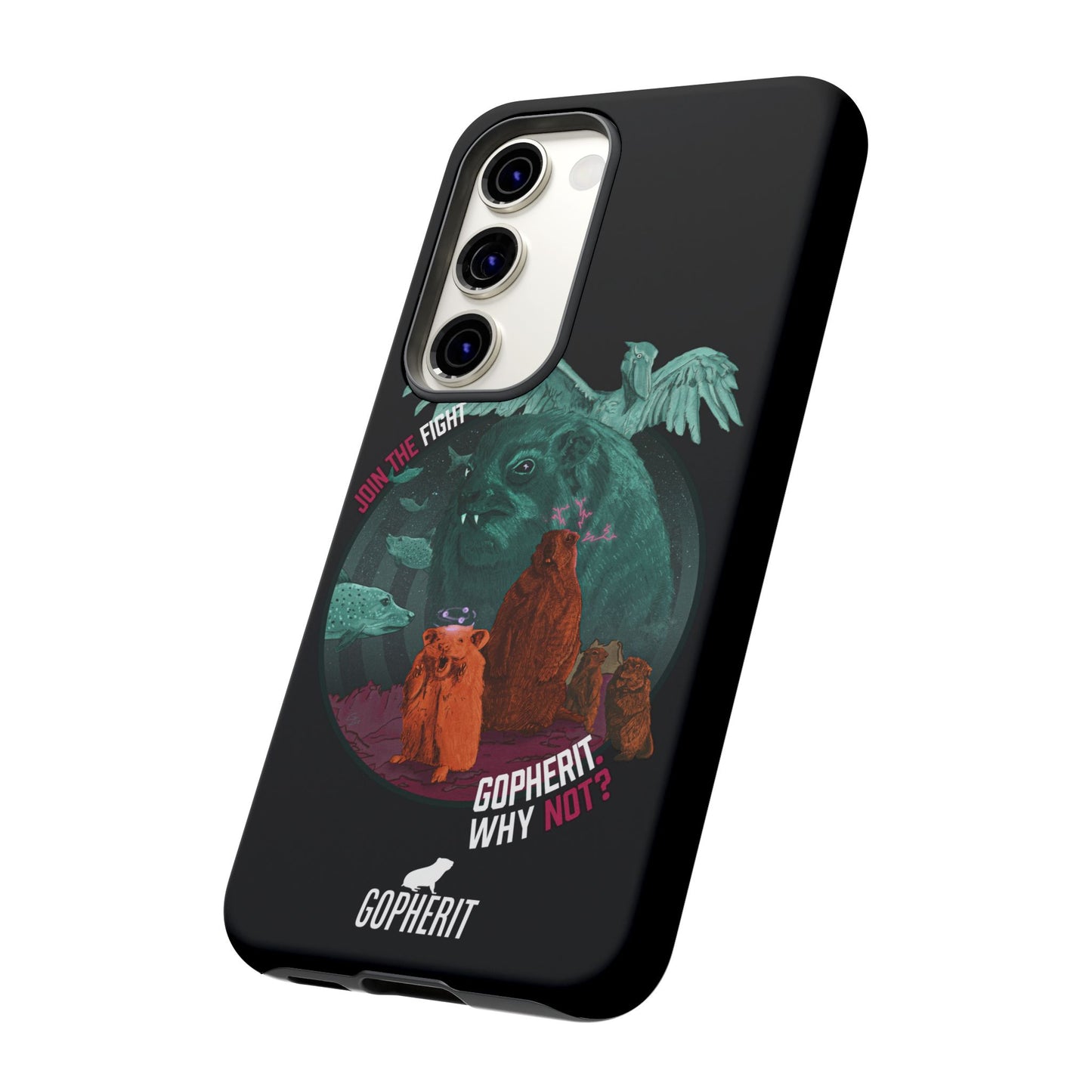 Gopherit. Why Not? - Phone Case