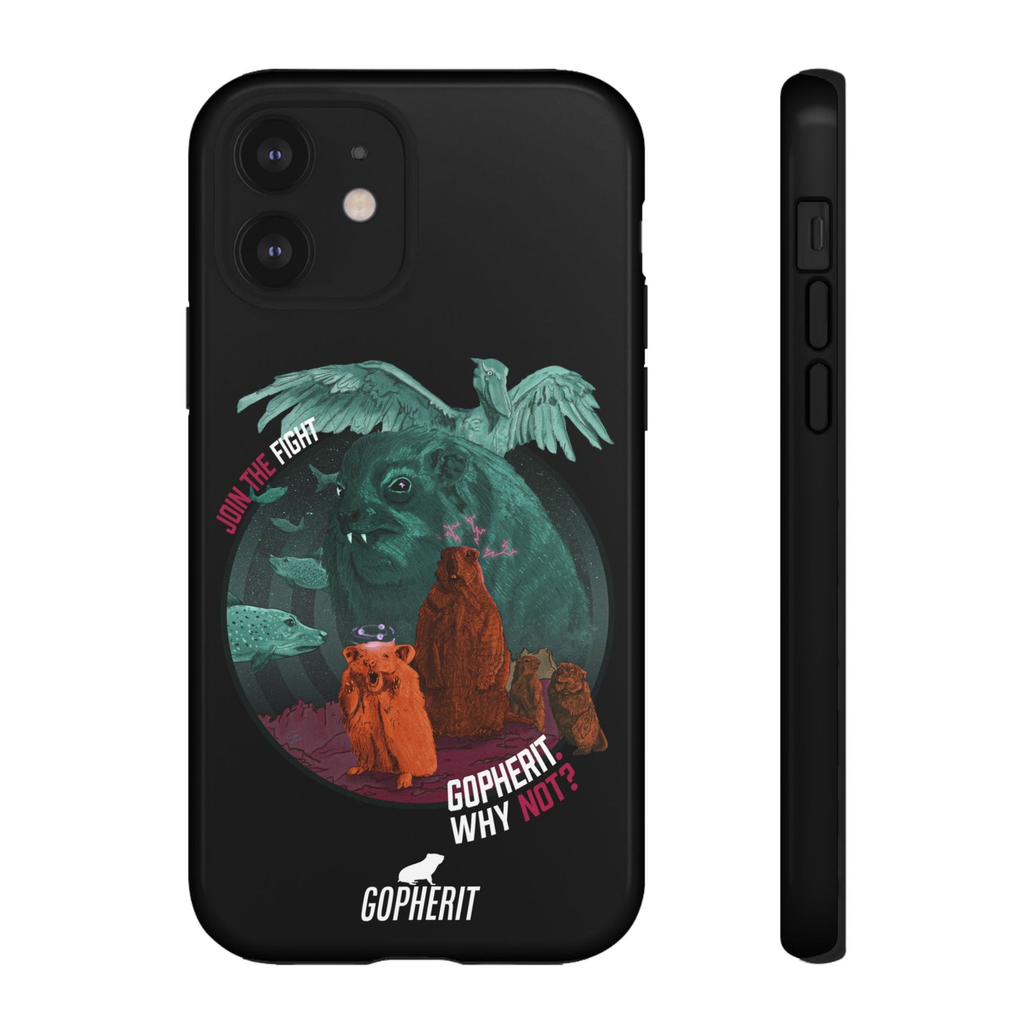 Gopherit. Why Not? - Phone Case
