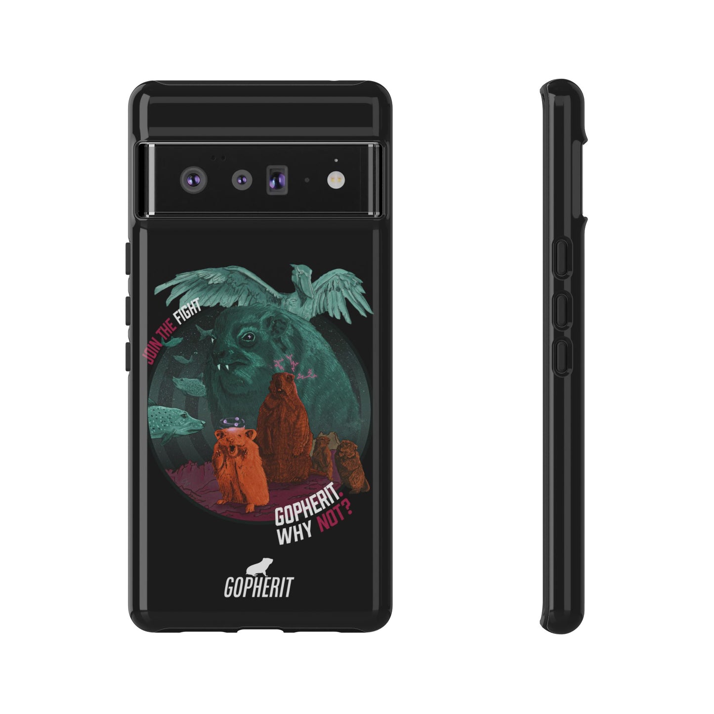 Gopherit. Why Not? - Phone Case