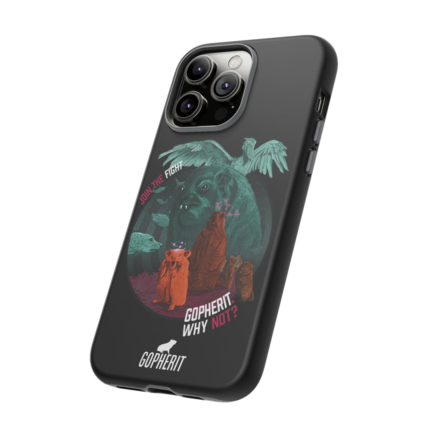 Gopherit. Why Not? - Phone Case