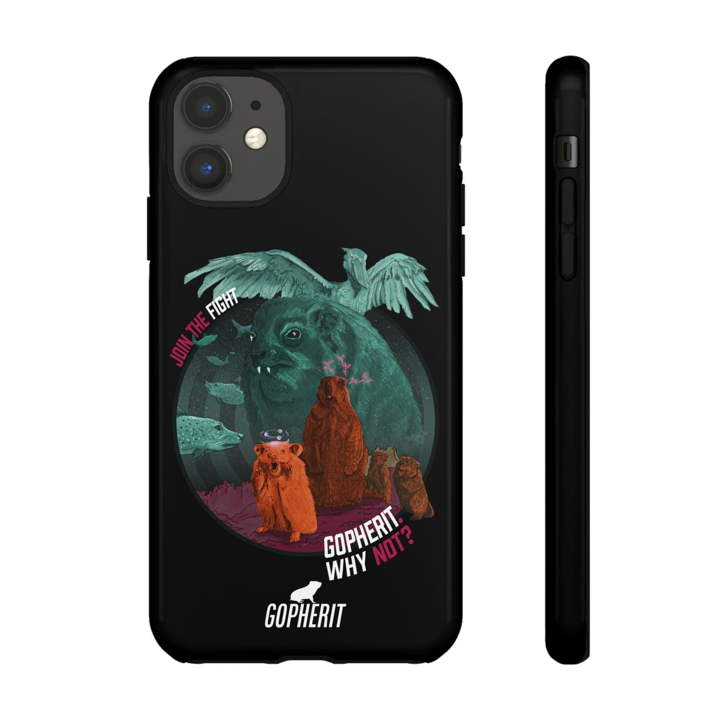 Gopherit. Why Not? - Phone Case