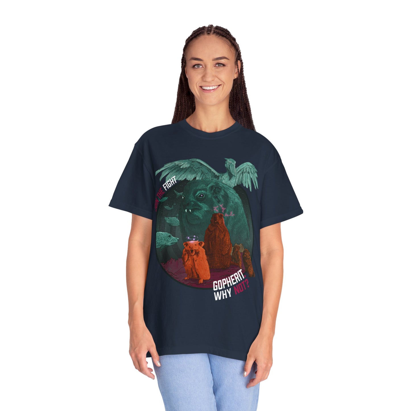 Gopherit. Why Not? - T-Shirt (Front)