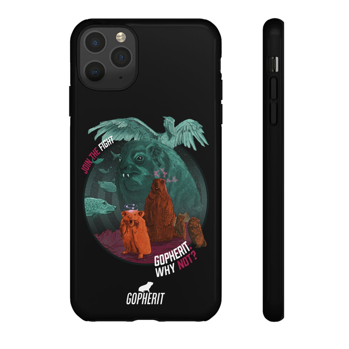 Gopherit. Why Not? - Phone Case