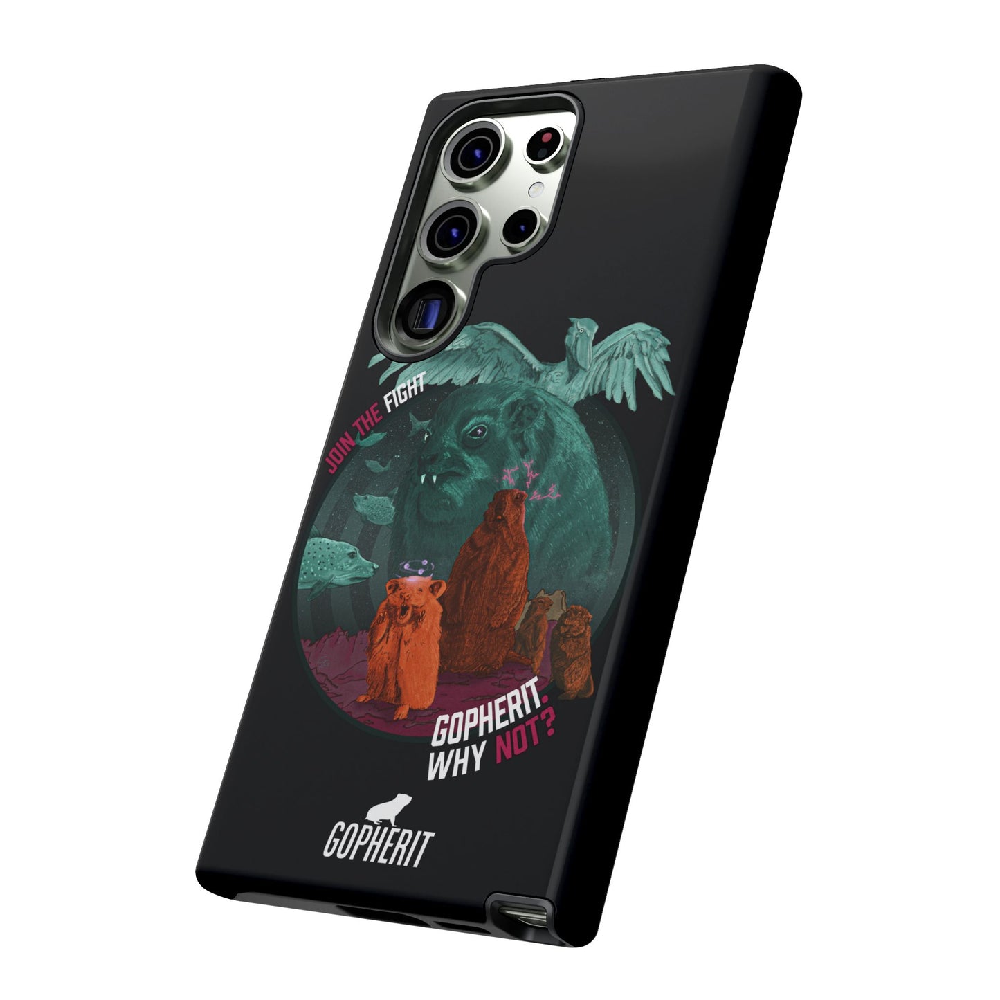 Gopherit. Why Not? - Phone Case