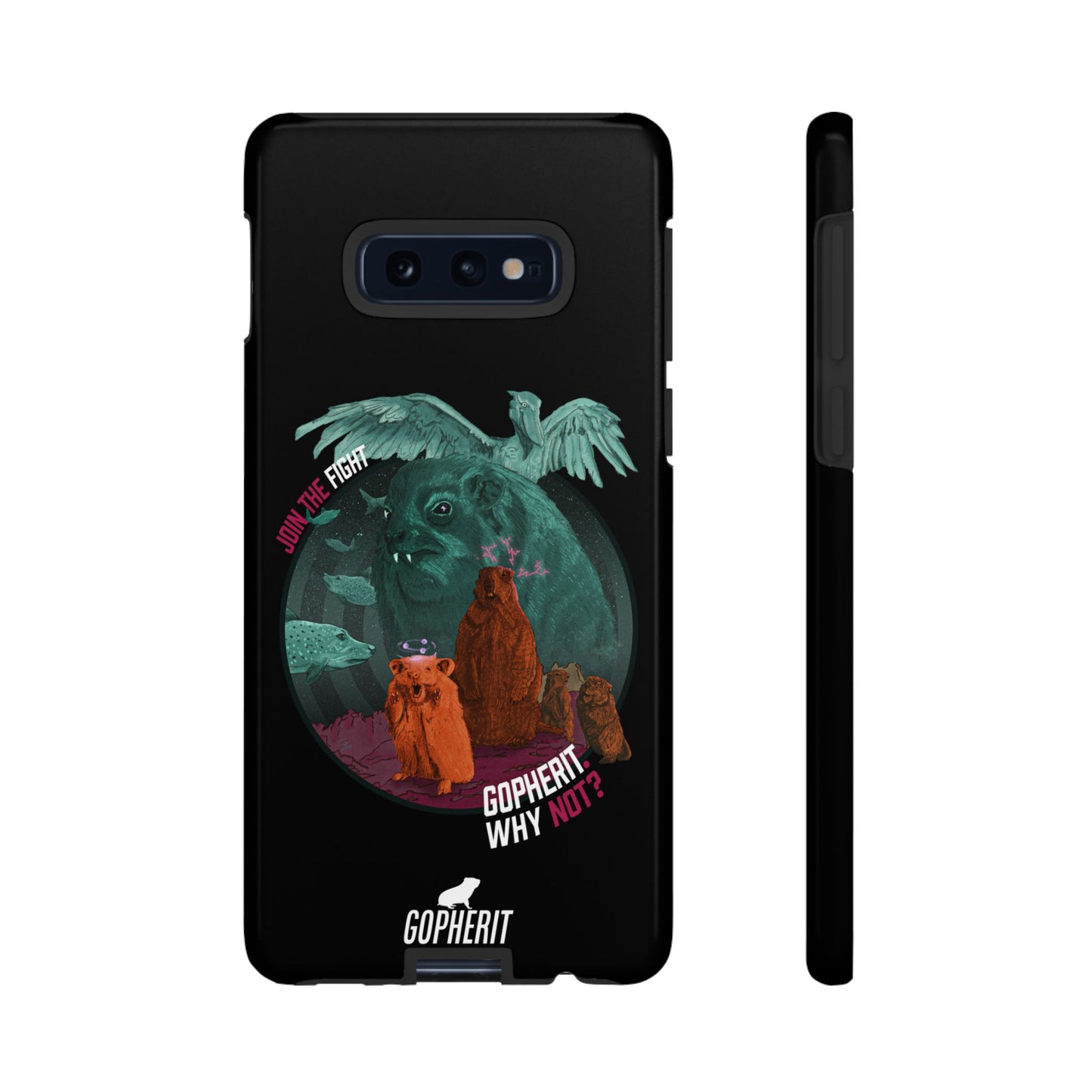 Gopherit. Why Not? - Phone Case