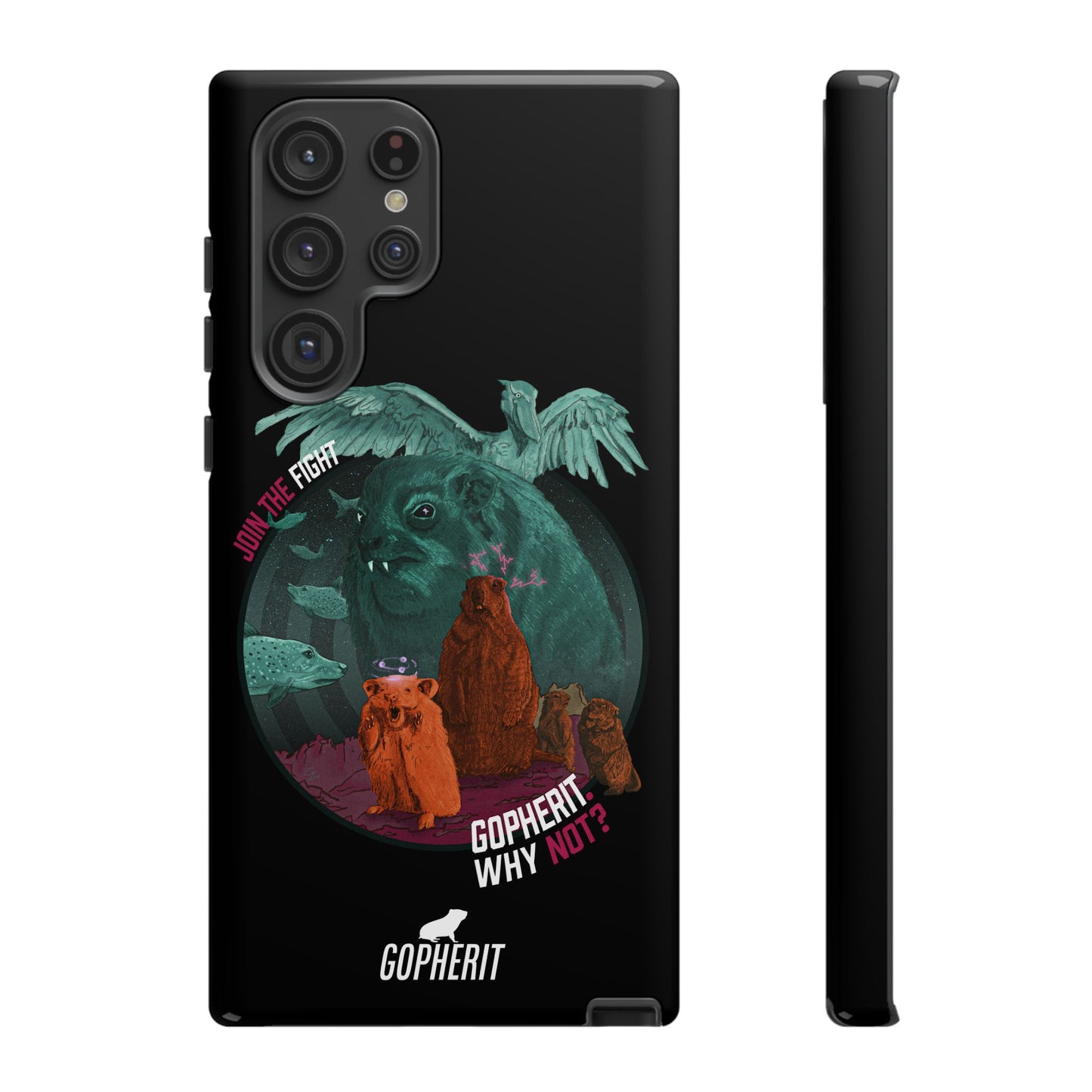 Gopherit. Why Not? - Phone Case