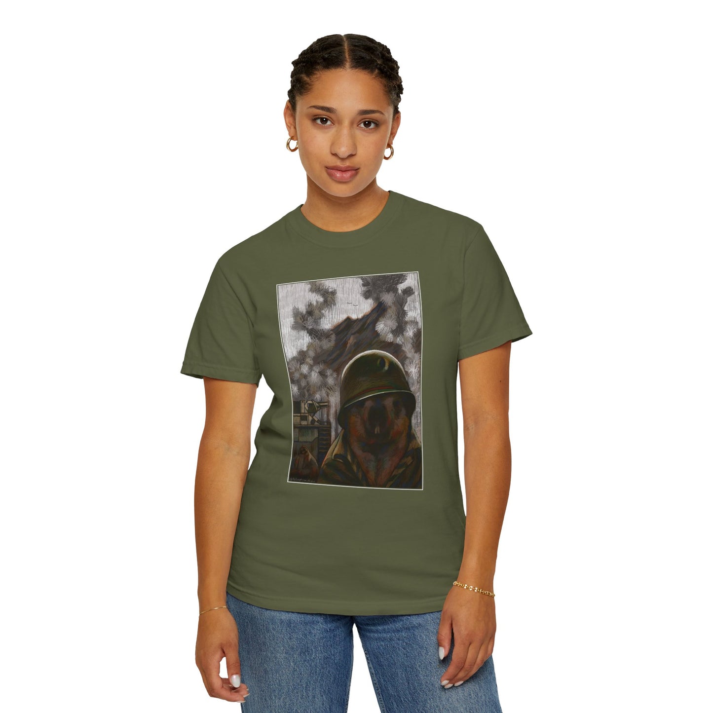 Thousand Marmot Stare - T-Shirt (Front)