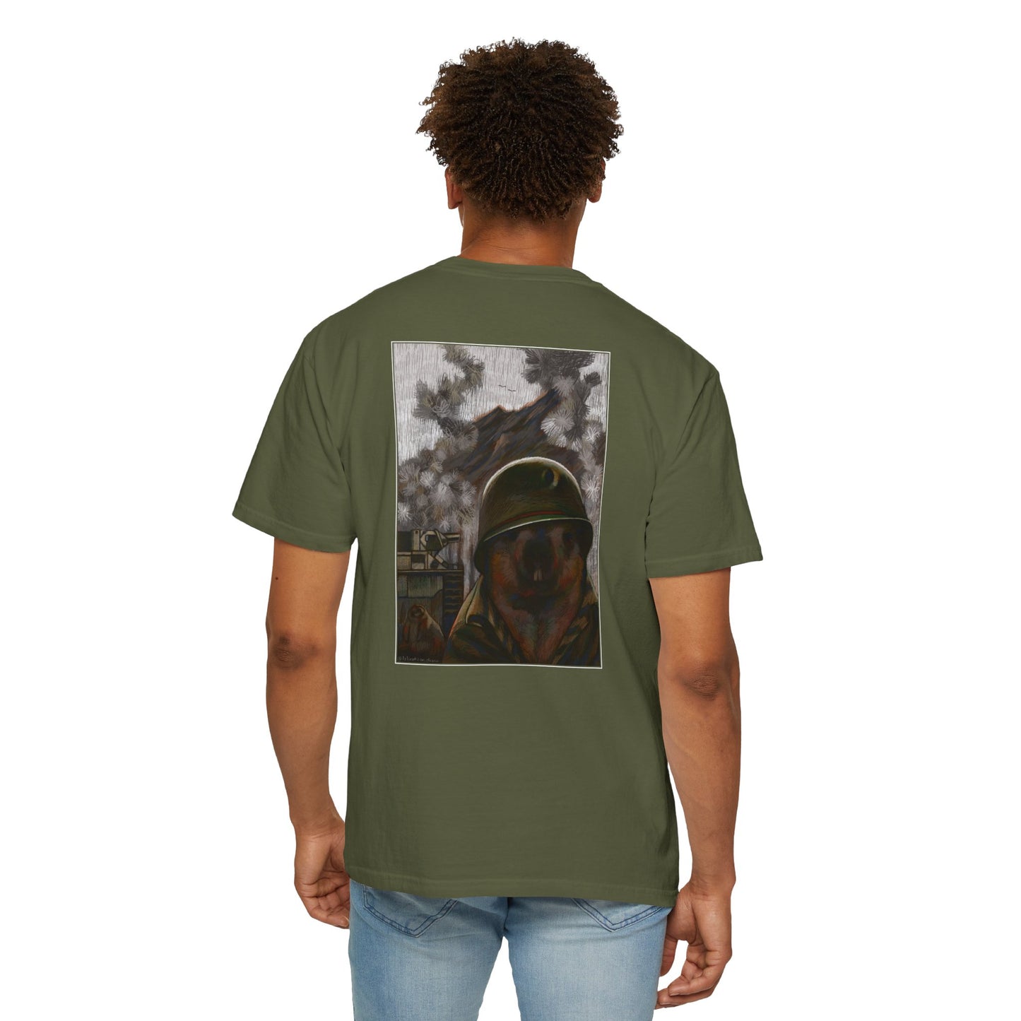 Thousand Marmot Stare - T-Shirt (Back)