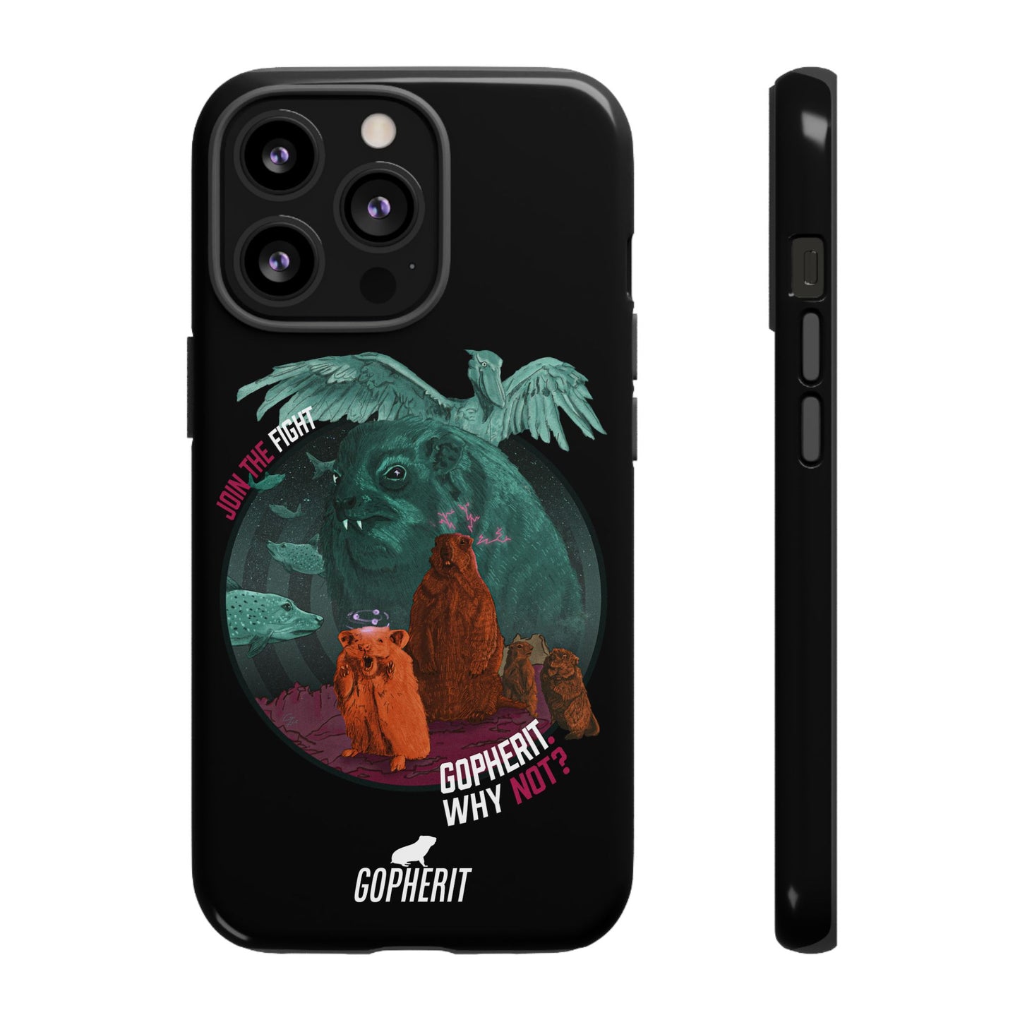 Gopherit. Why Not? - Phone Case