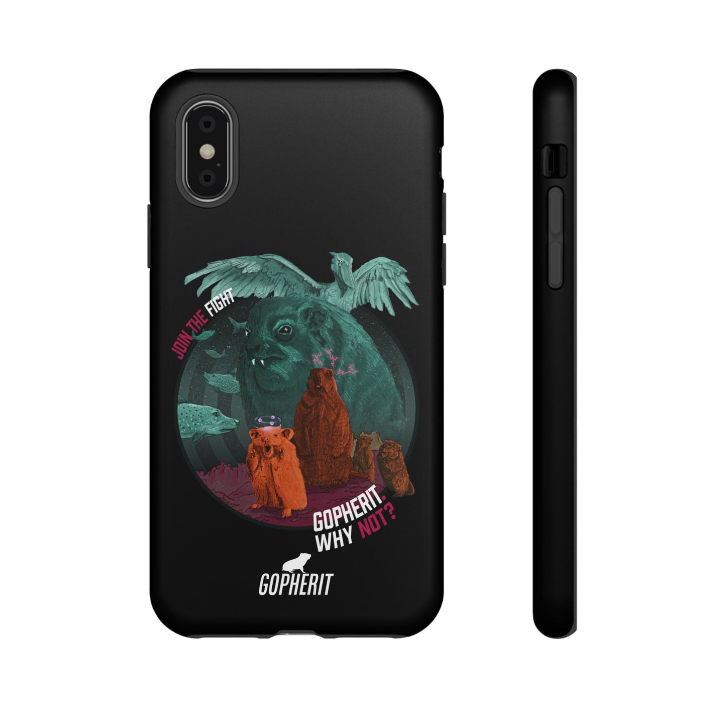 Gopherit. Why Not? - Phone Case