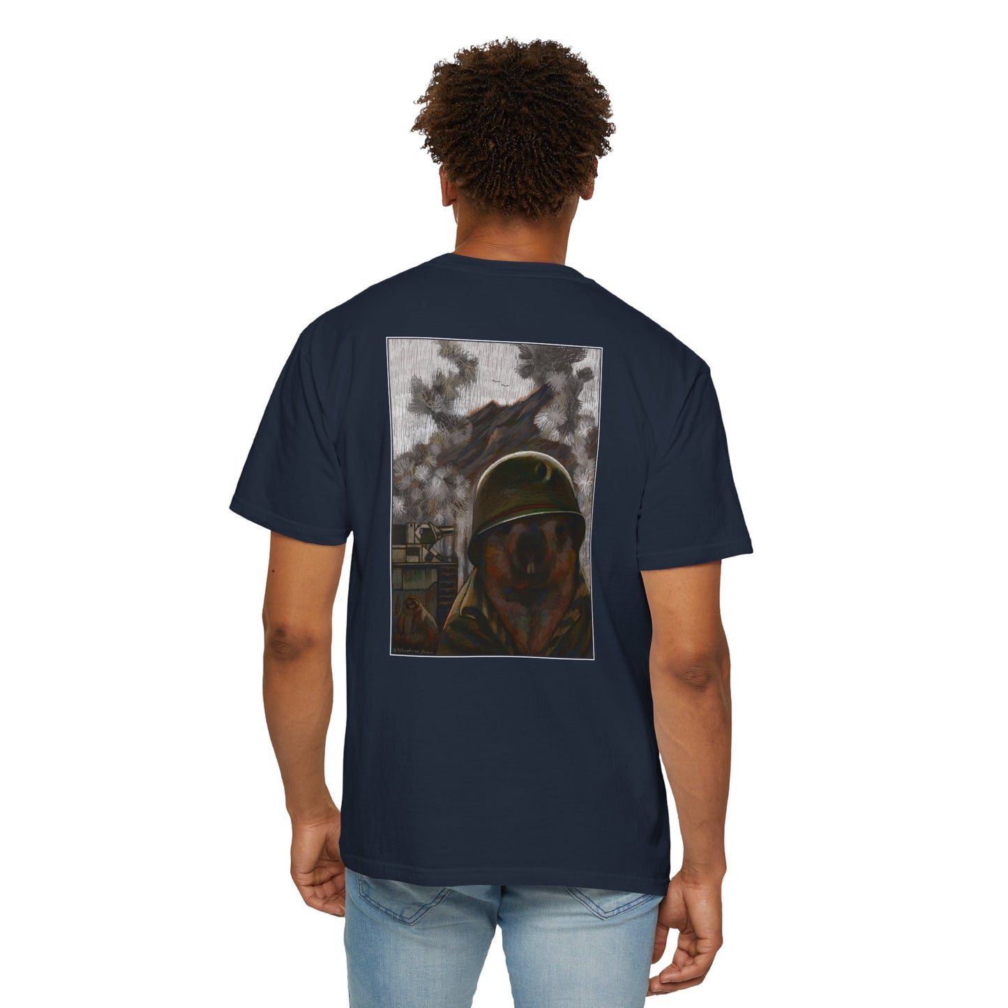 Thousand Marmot Stare - T-Shirt (Back)