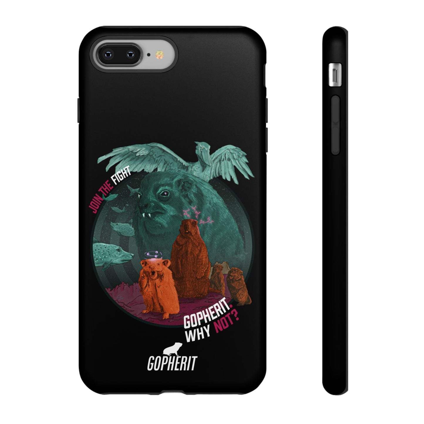 Gopherit. Why Not? - Phone Case