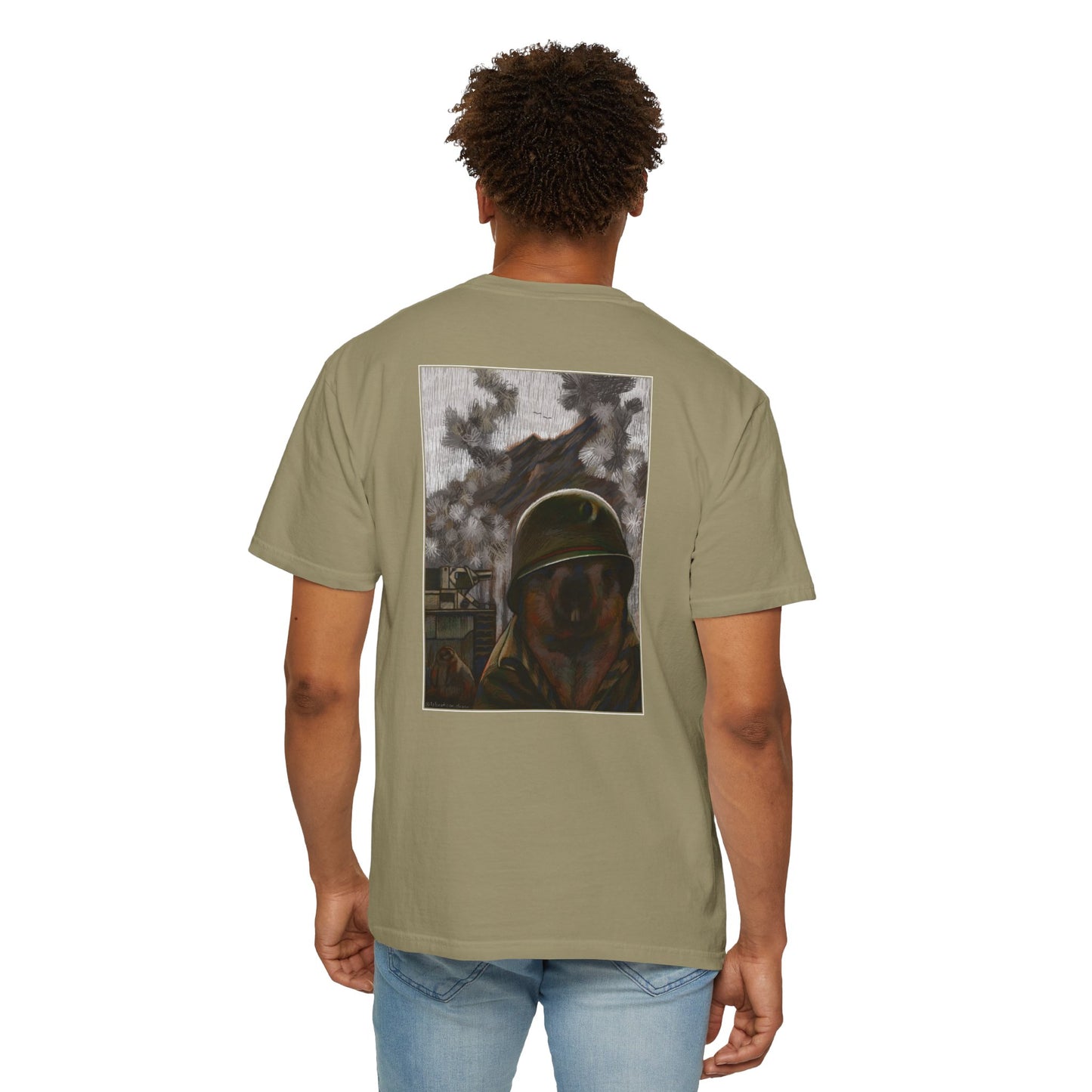 Thousand Marmot Stare - T-Shirt (Back)