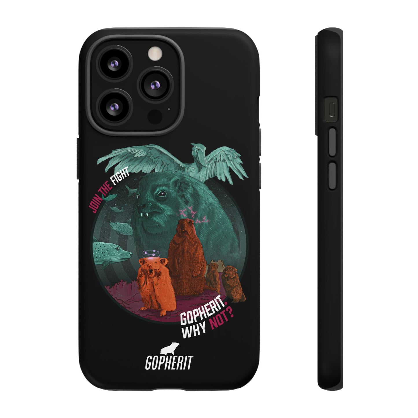 Gopherit. Why Not? - Phone Case