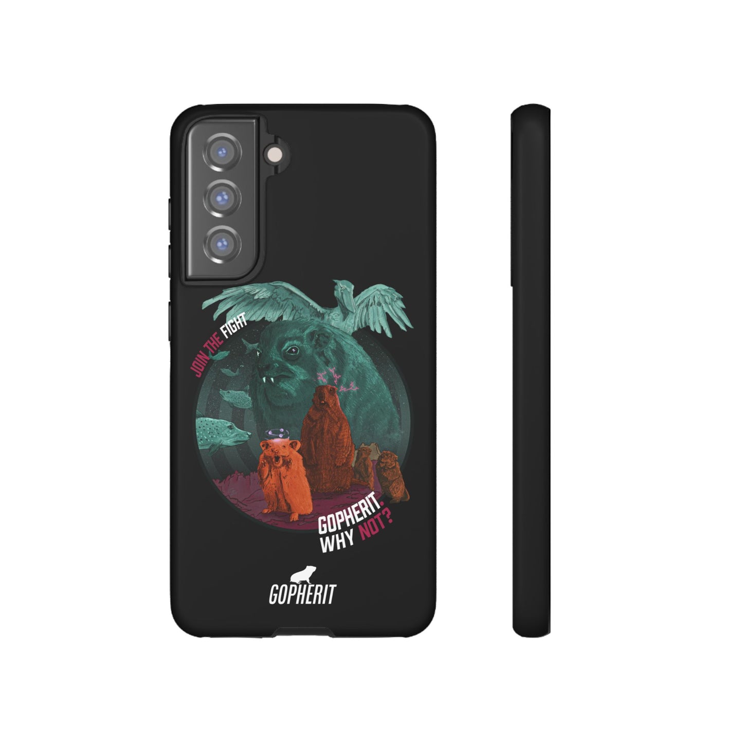 Gopherit. Why Not? - Phone Case