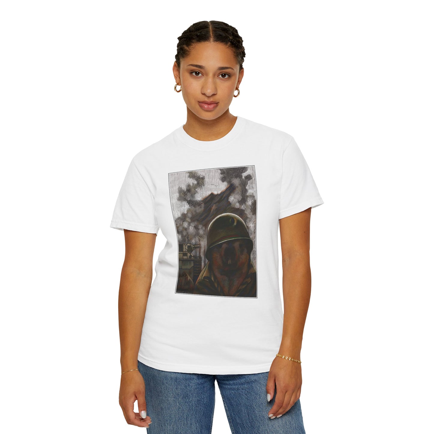 Thousand Marmot Stare - T-Shirt (Front)