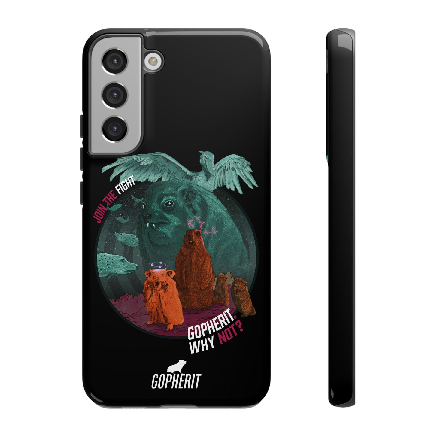 Gopherit. Why Not? - Phone Case