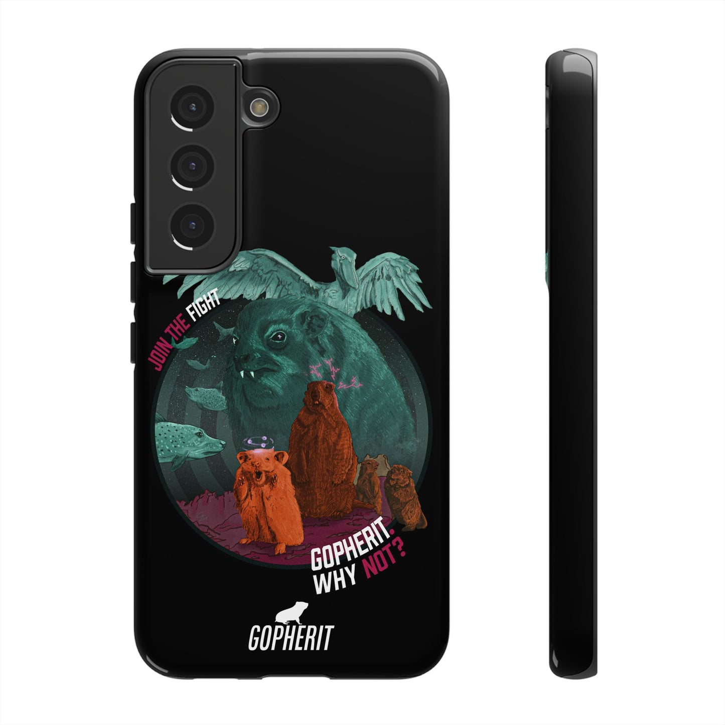 Gopherit. Why Not? - Phone Case