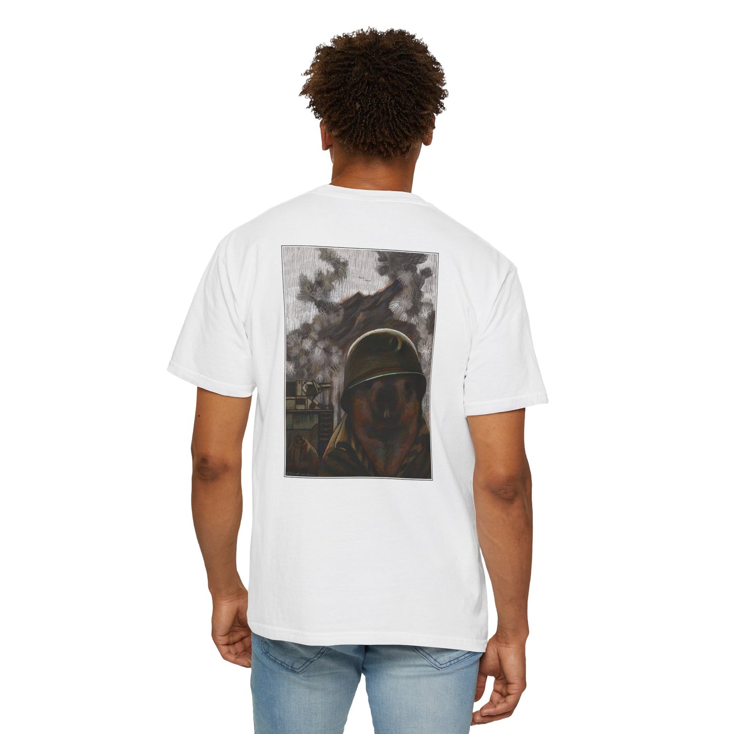 Thousand Marmot Stare - T-Shirt (Back)