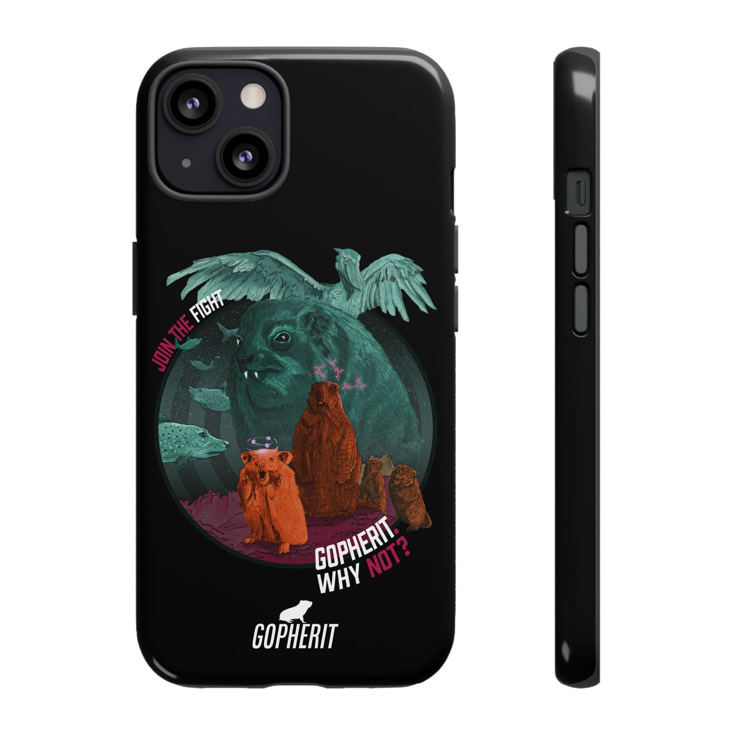 Gopherit. Why Not? - Phone Case