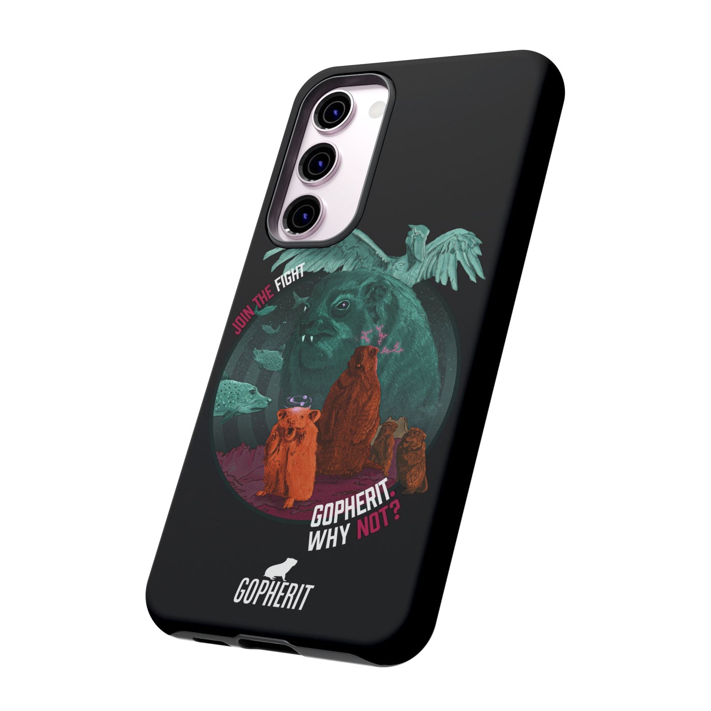 Gopherit. Why Not? - Phone Case