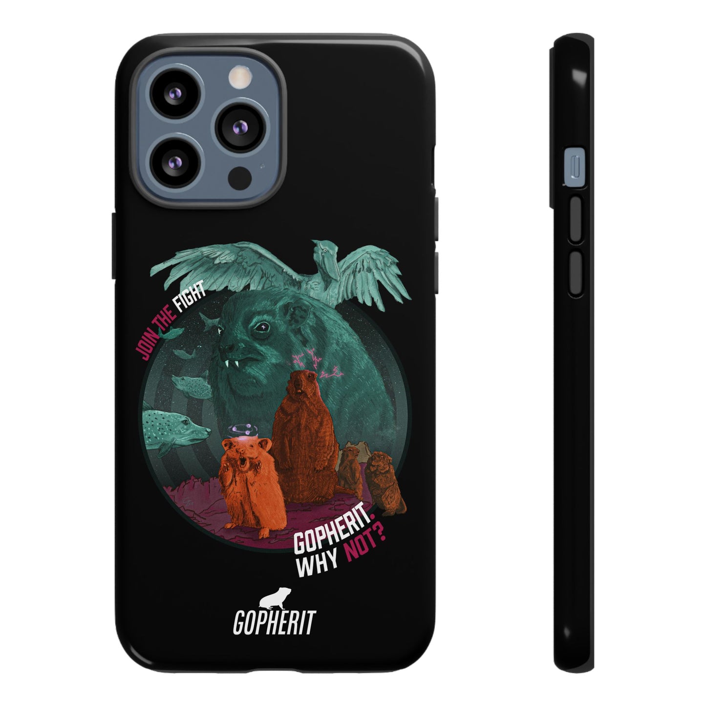 Gopherit. Why Not? - Phone Case