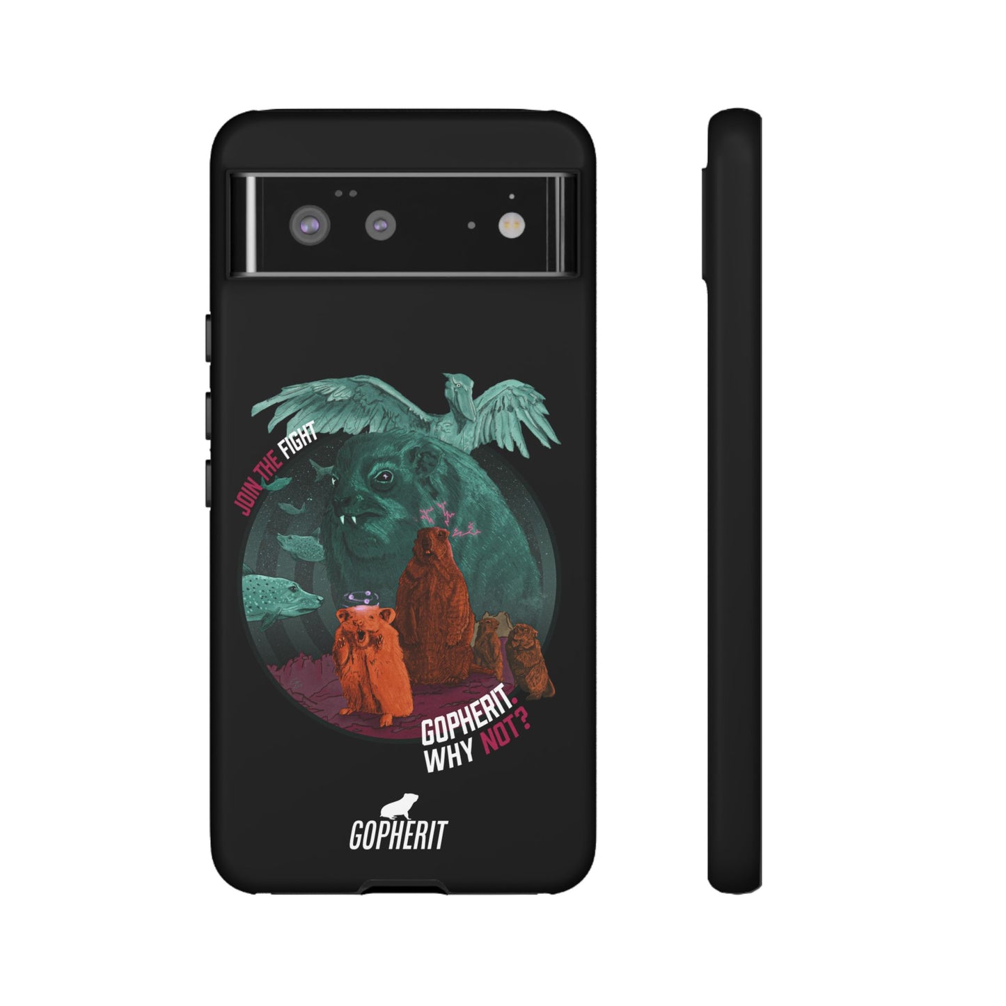 Gopherit. Why Not? - Phone Case