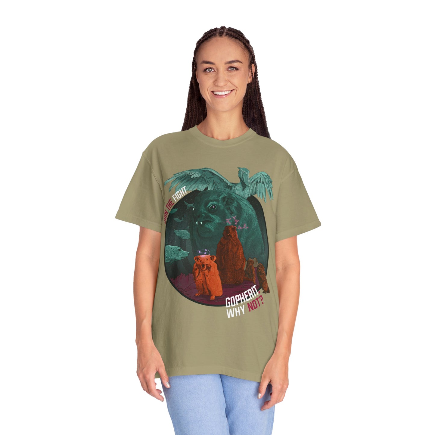 Gopherit. Why Not? - T-Shirt (Front)