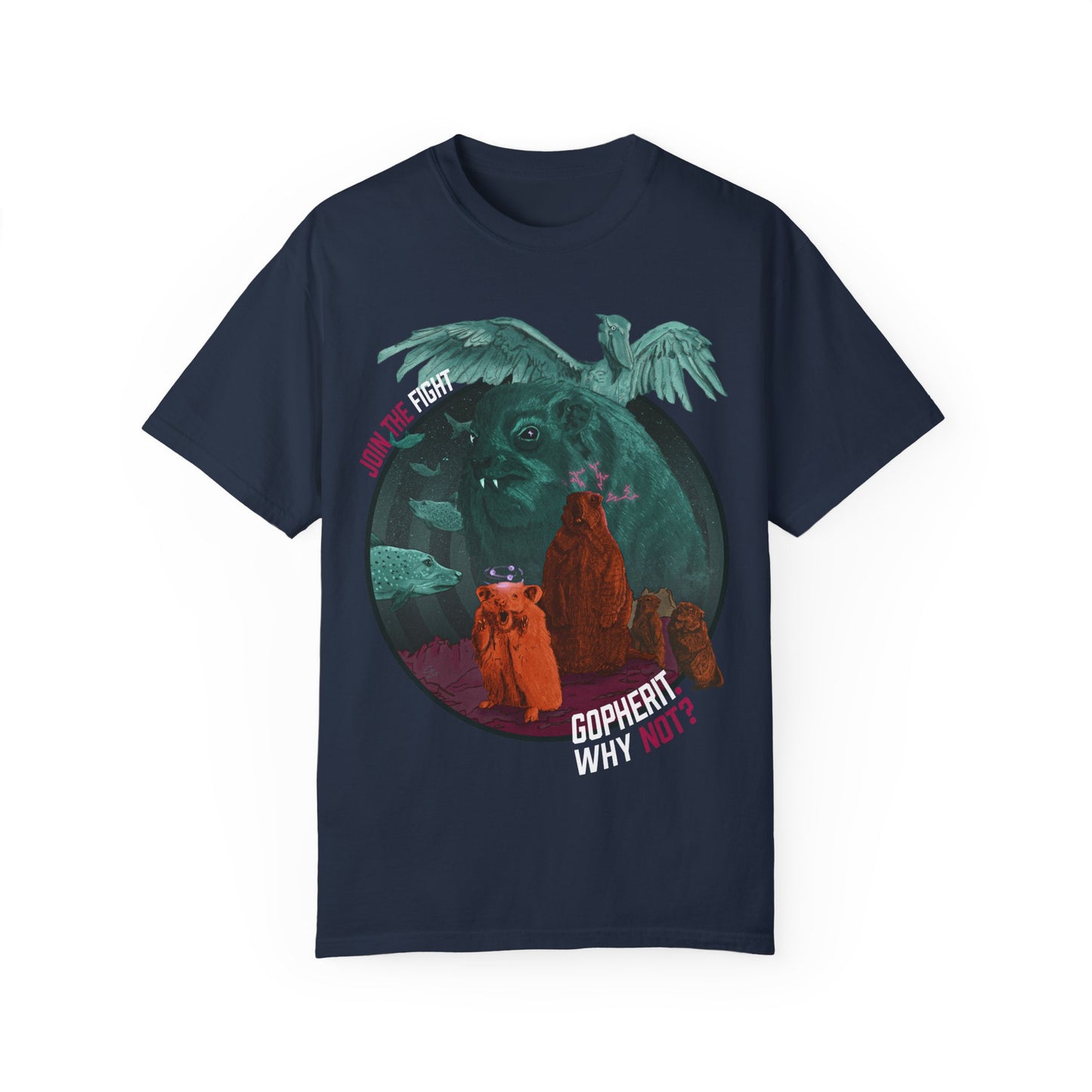 Gopherit. Why Not? - T-Shirt (Front)