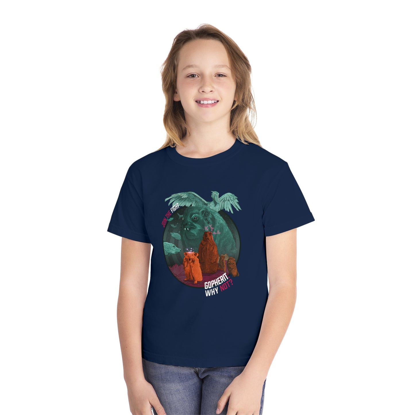 Gopherit. Why Not? - Youth T-Shirt