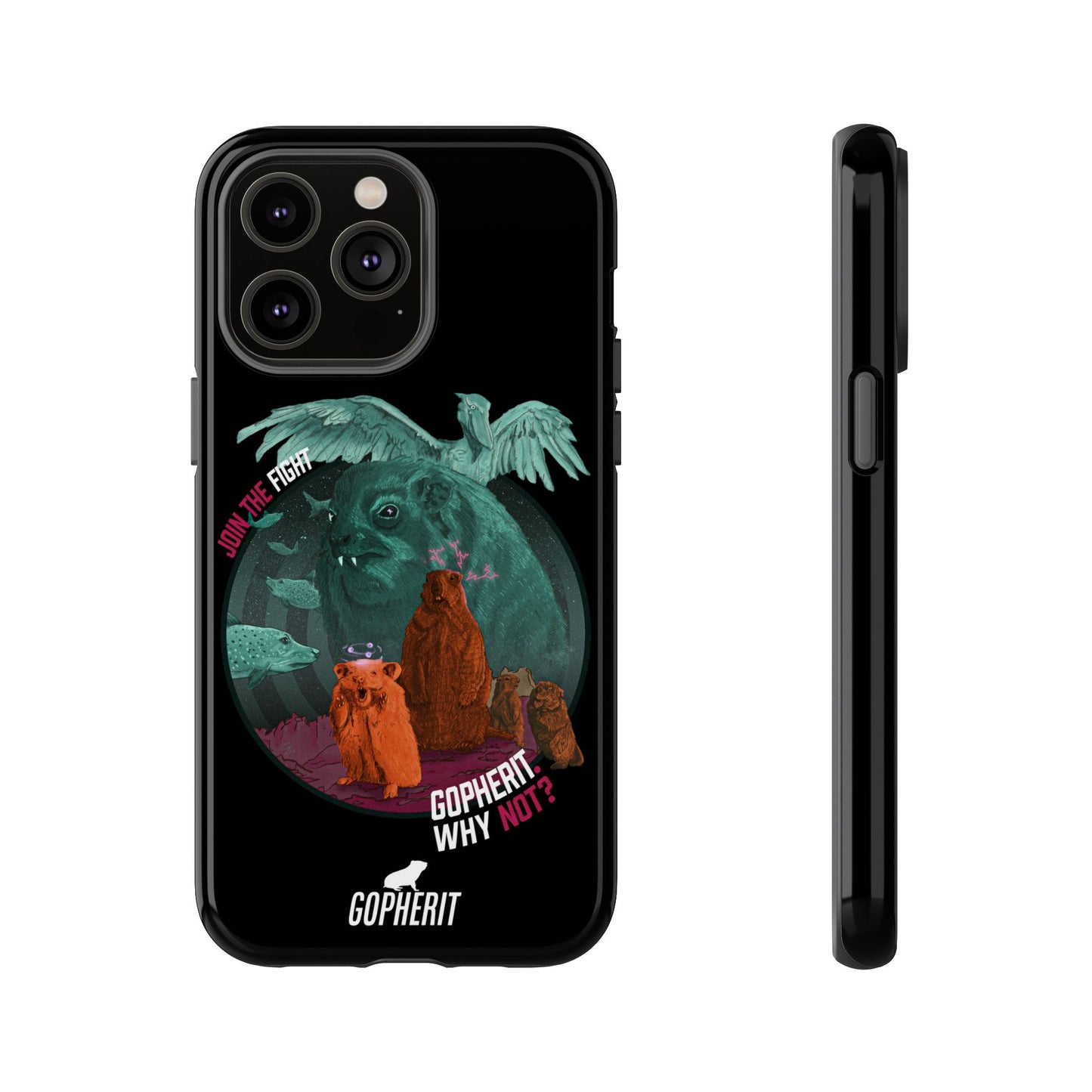 Gopherit. Why Not? - Phone Case