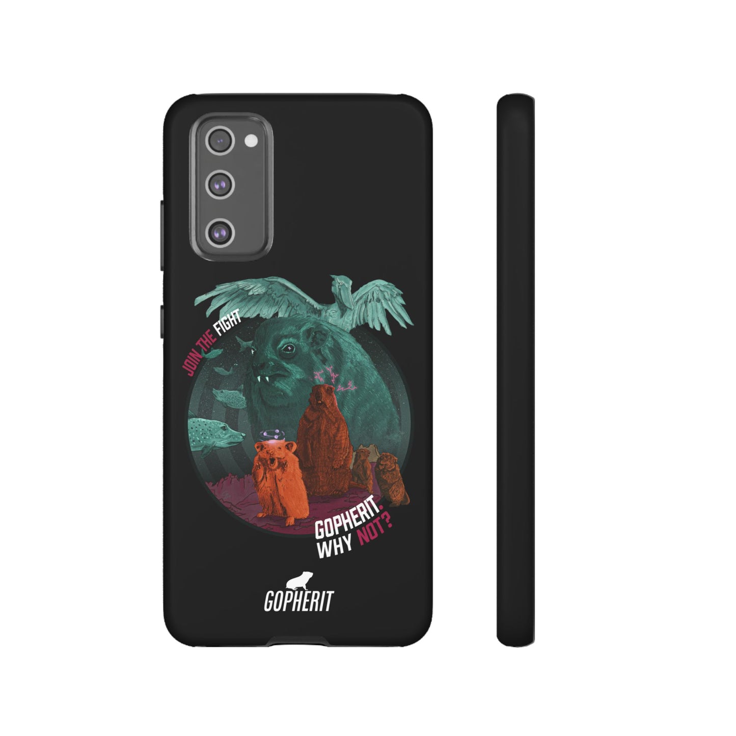 Gopherit. Why Not? - Phone Case