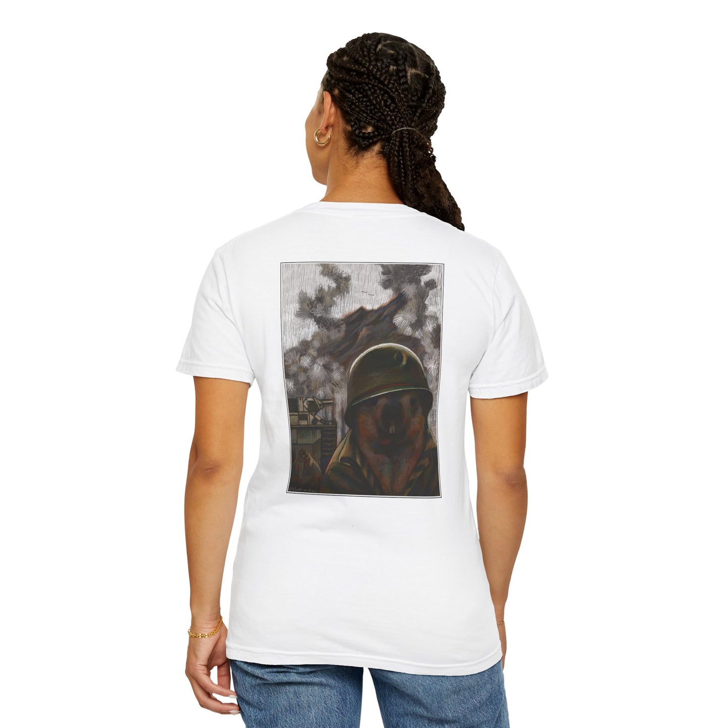 Thousand Marmot Stare - T-Shirt (Back)