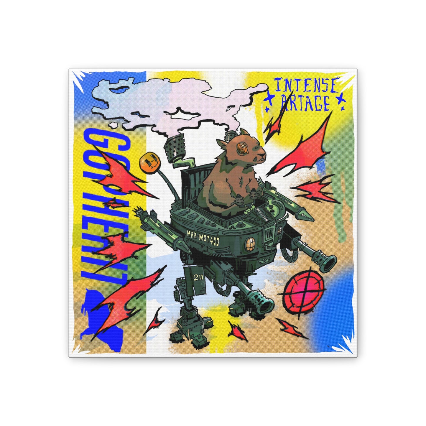 The Mar-Mot 400 - Stretched Canvas