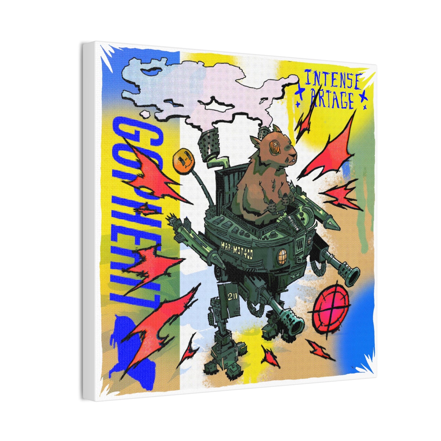 The Mar-Mot 400 - Stretched Canvas