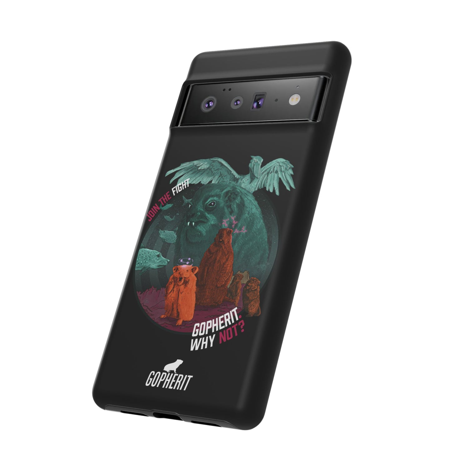 Gopherit. Why Not? - Phone Case