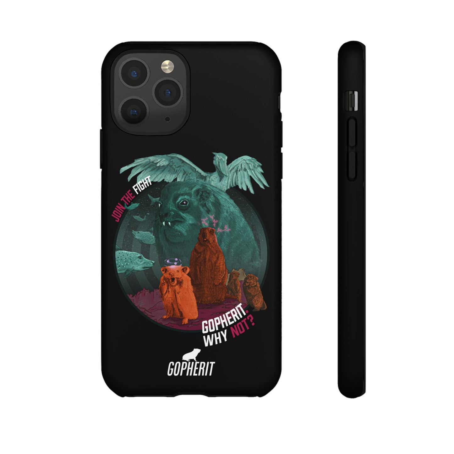 Gopherit. Why Not? - Phone Case