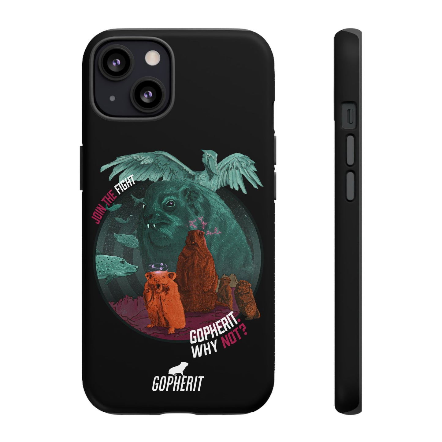 Gopherit. Why Not? - Phone Case