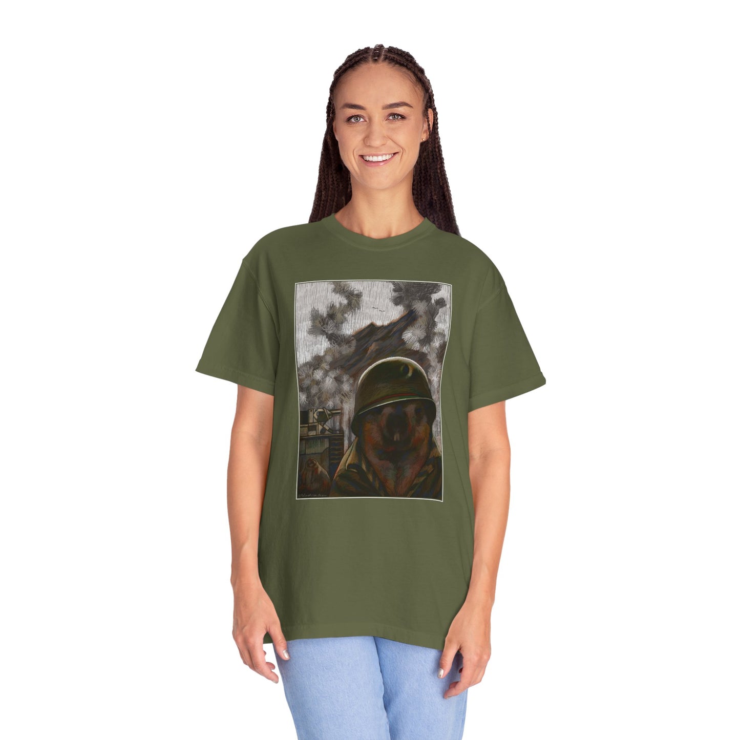 Thousand Marmot Stare - T-Shirt (Front)