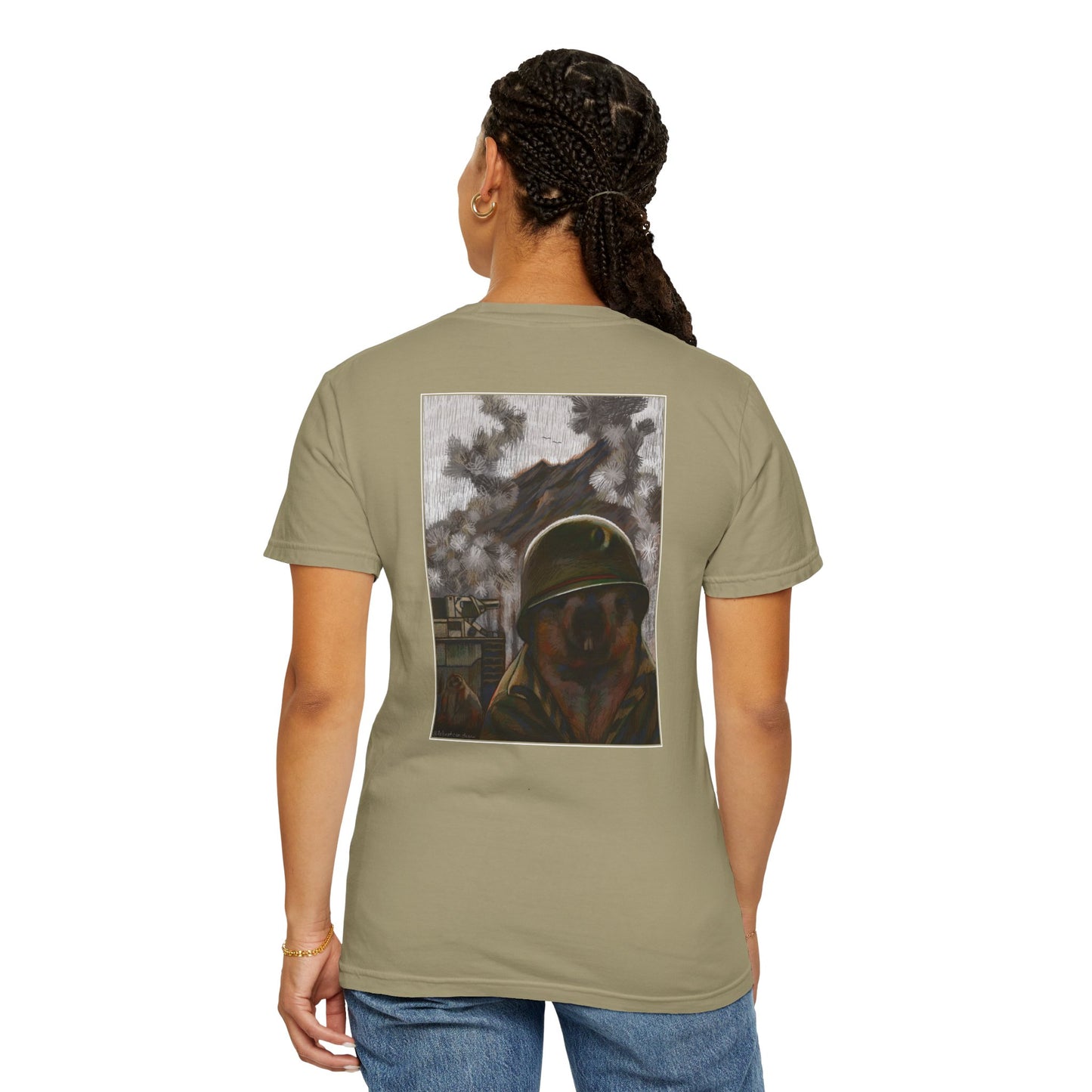 Thousand Marmot Stare - T-Shirt (Back)