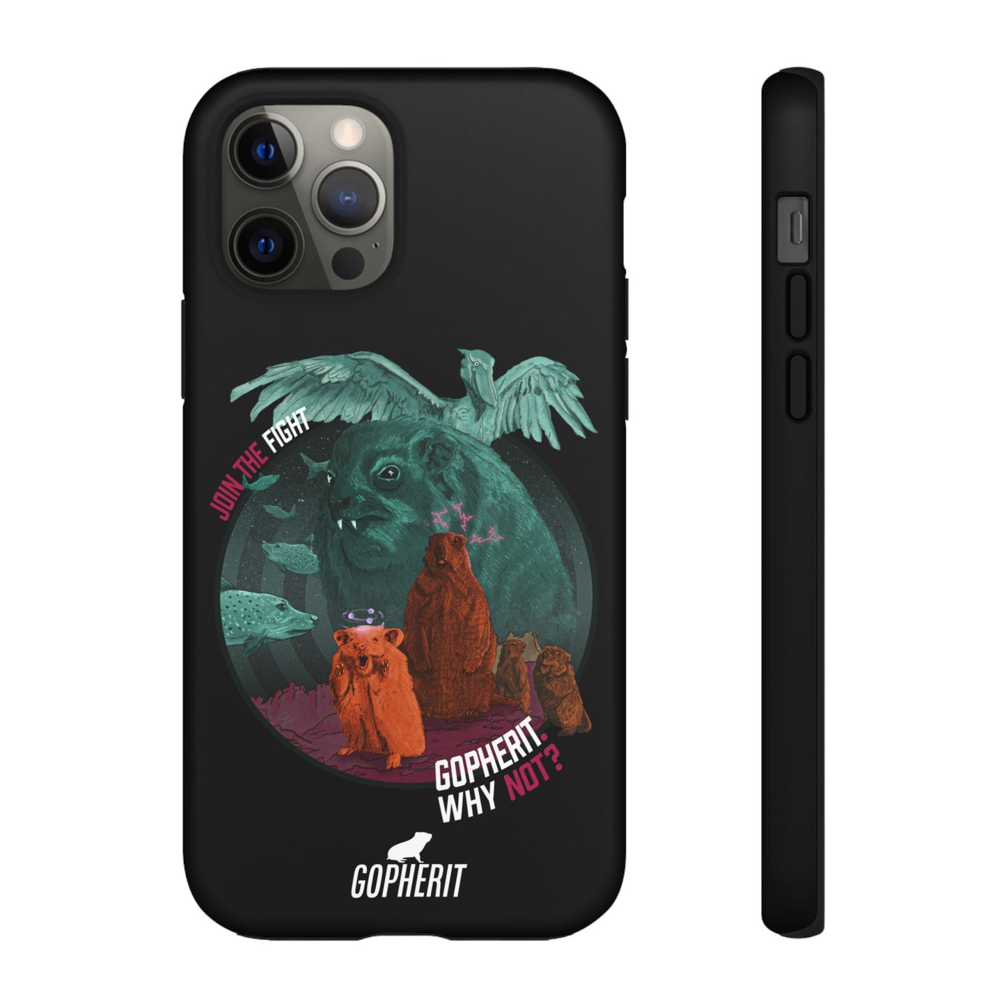 Gopherit. Why Not? - Phone Case