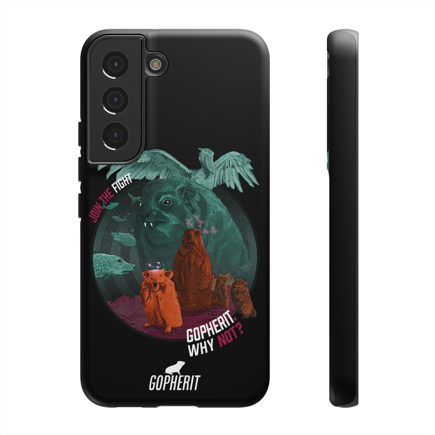 Gopherit. Why Not? - Phone Case